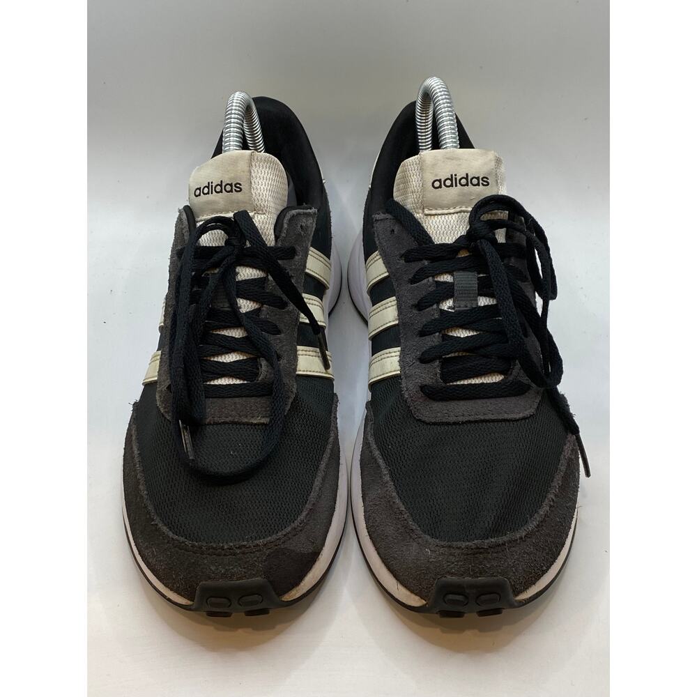 adidas Women's Black and White Retro Runner Sneakers